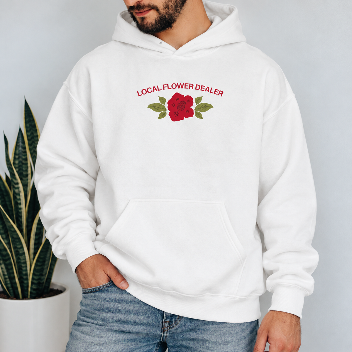 Local Flower Dealer - Men's Essential Oversize Hoodie