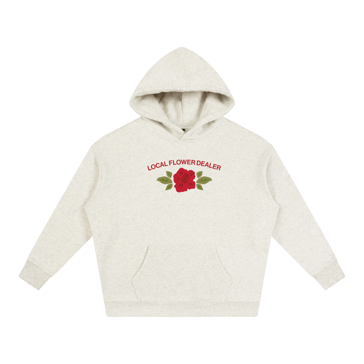 Local Flower Dealer Oversize Fleeced Hoodie