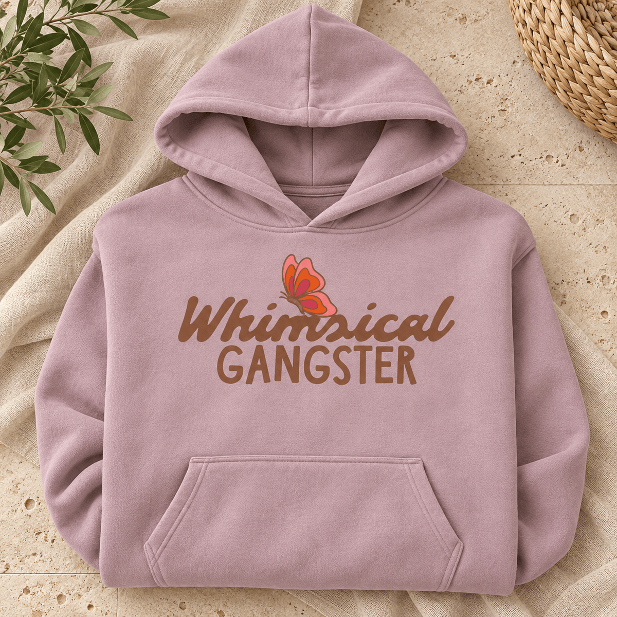Whimsical Gangster - Men's Oversize Fleeced Hoodie