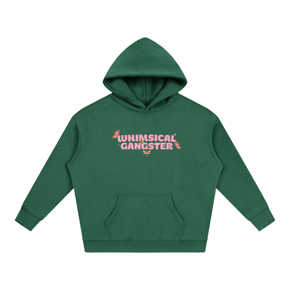 Whimsical Gangster Oversize Fleeced Hoodie