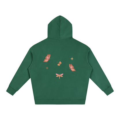 Whimsical Gangster Oversize Fleeced Hoodie