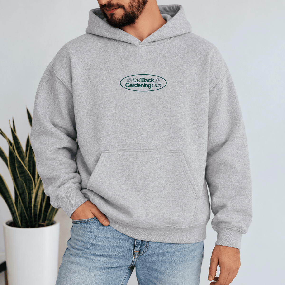 Bad Back Gardening Club - Essential Heavyweight Men's Hoodie