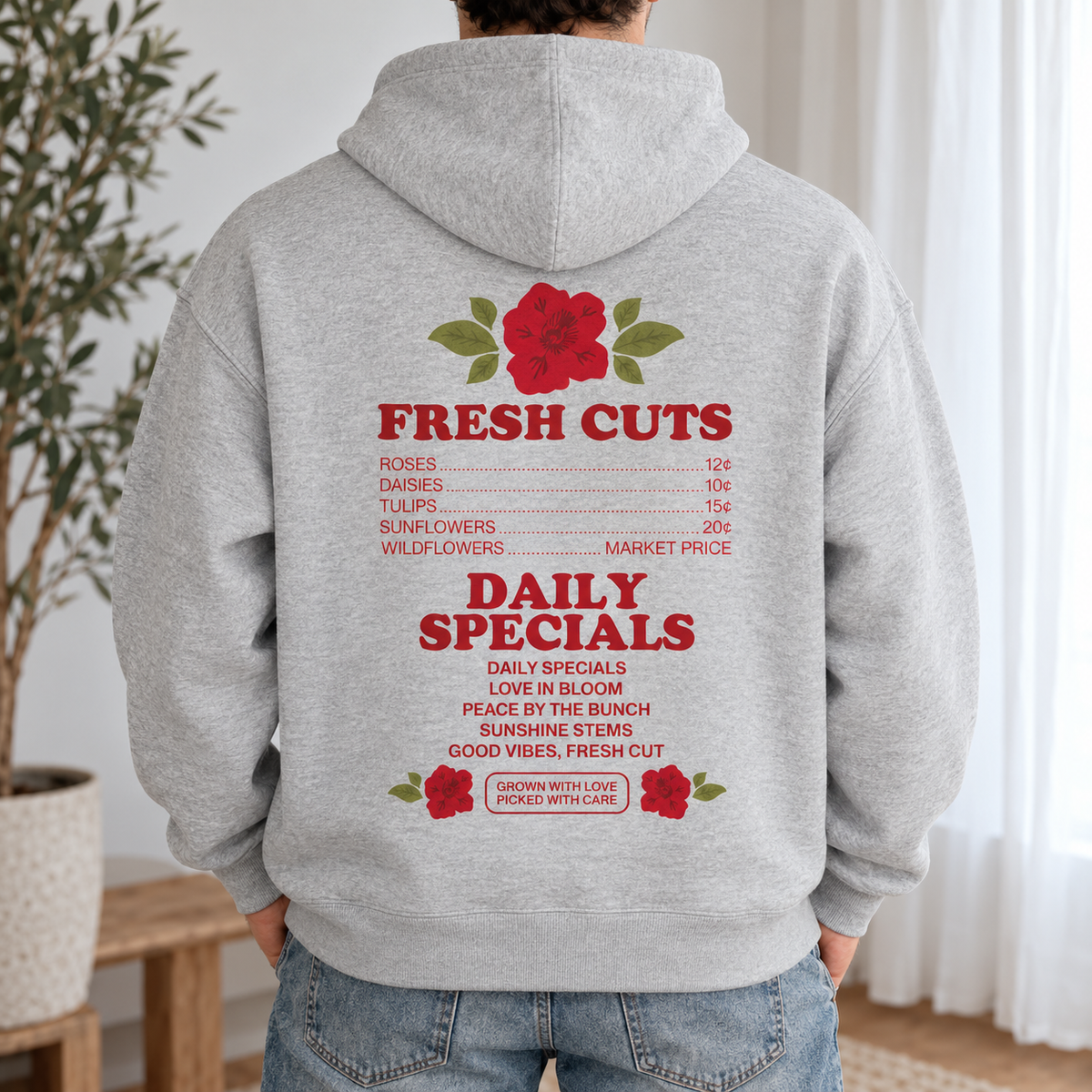 Local Flower Dealer - Men's Essential Oversize Hoodie