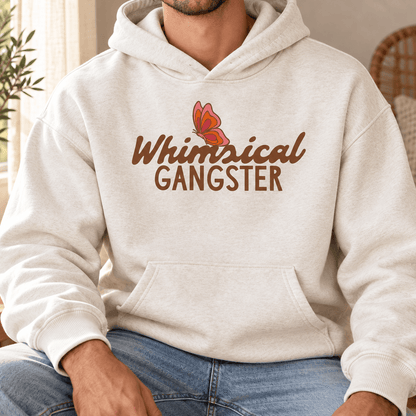 Whimsical Gangster - Men's Oversize Fleeced Hoodie