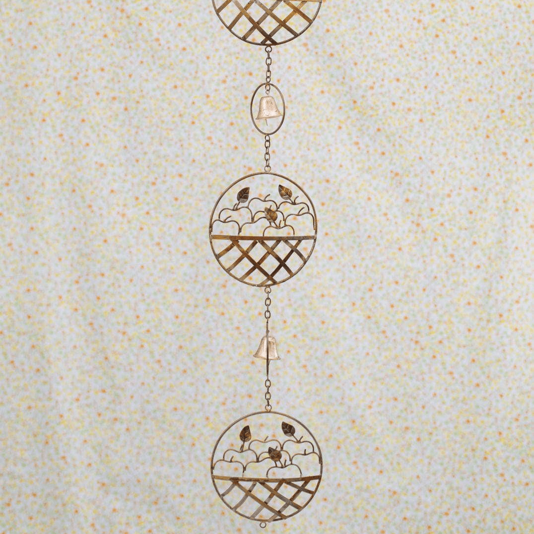 Hanging Apple Basket Ornament - Happy Gardens