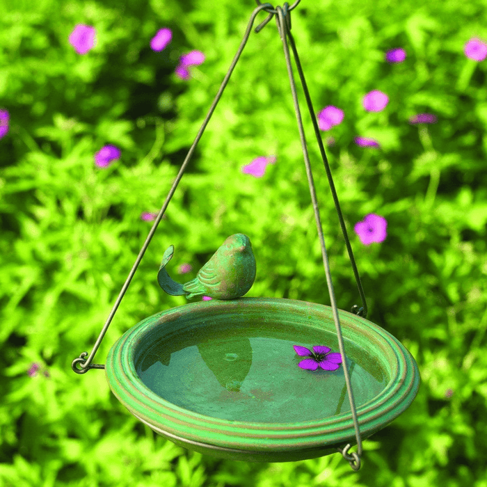 Happy Gardens - Hanging Teal Bird Bath