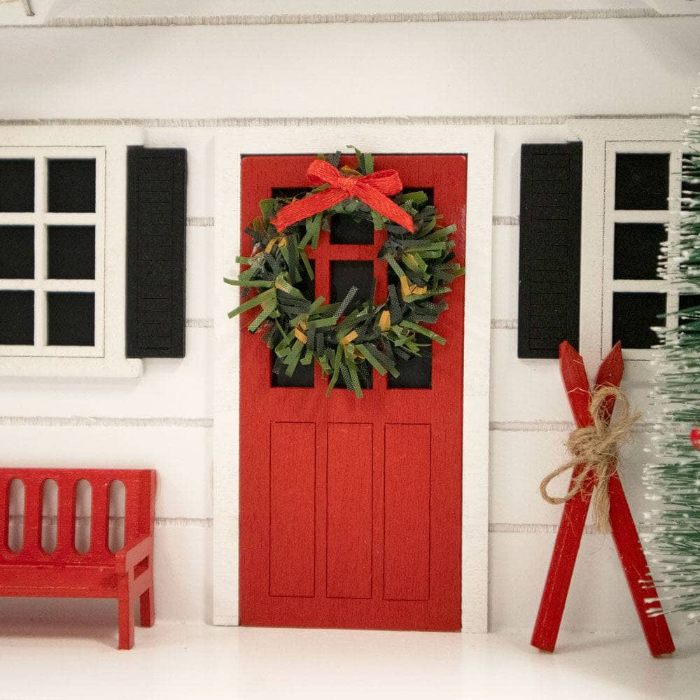 Happy Gardens - Holiday Ski House with LED Lights