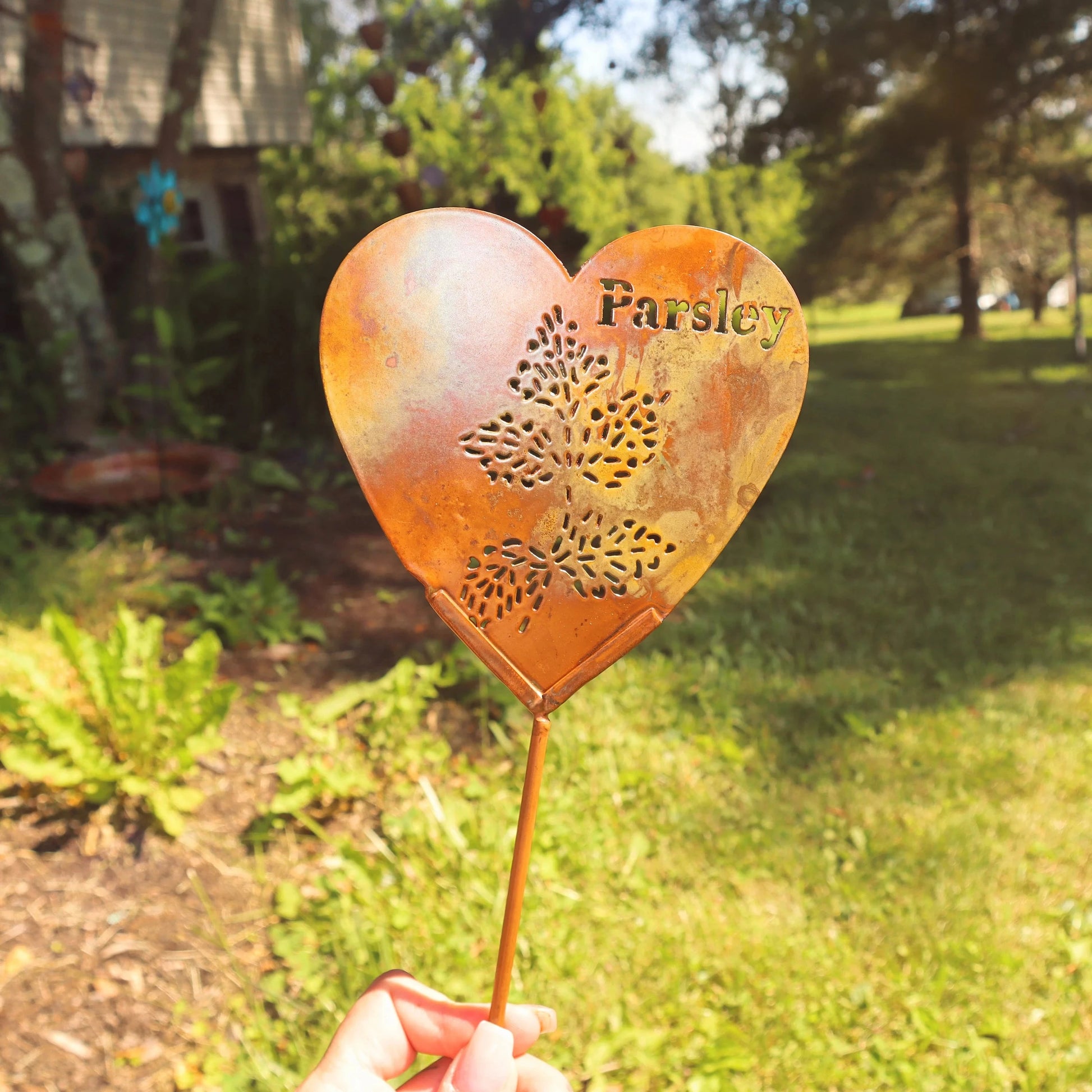Happy Gardens - Parsley Herb Garden Stake