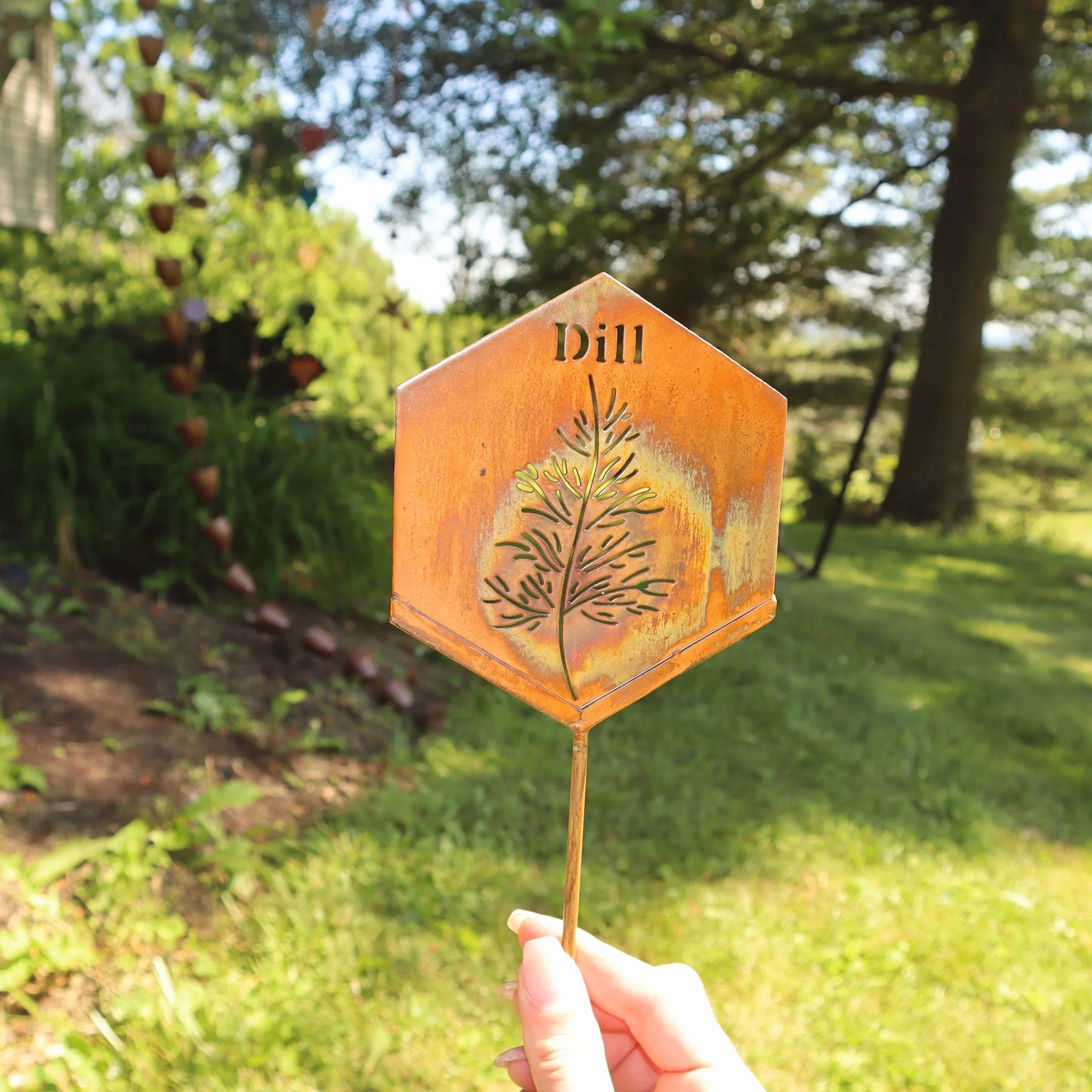Happy Gardens - Dill Herb Garden Stake
