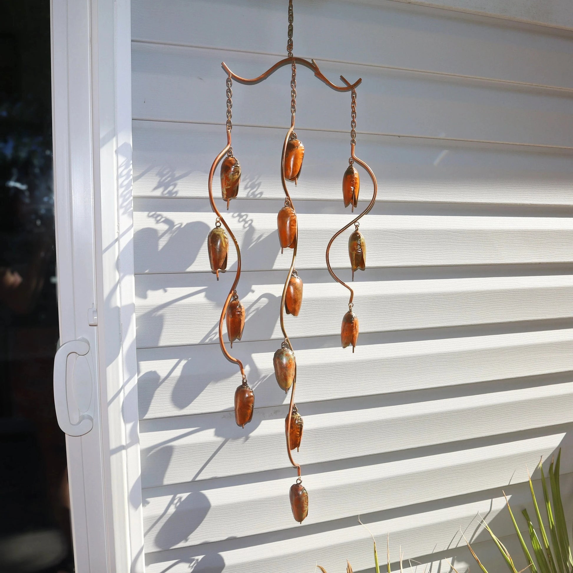 Happy Gardens - Triple Bell Spiral Wind Chime