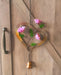 Flowers On Heart Hanging Ornament - Happy Gardens