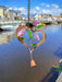 Flowers On Heart Hanging Ornament - Happy Gardens