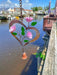 Flowers On Heart Hanging Ornament - Happy Gardens