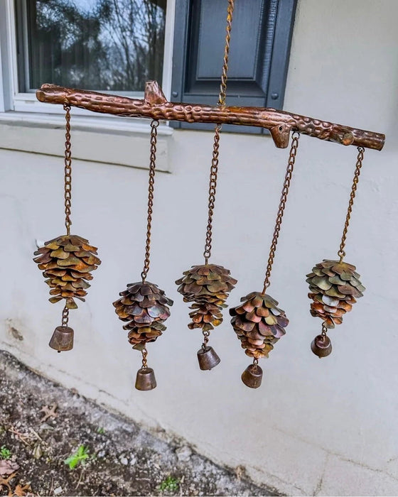 Happy Gardens - Pine Cone Wind Chime