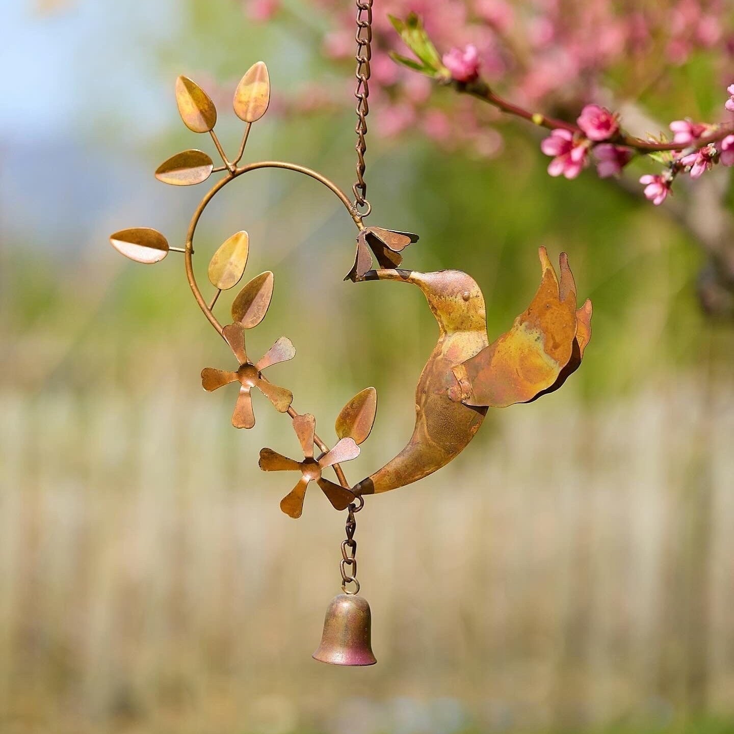 Hummingbird Heart Hanging Ornament