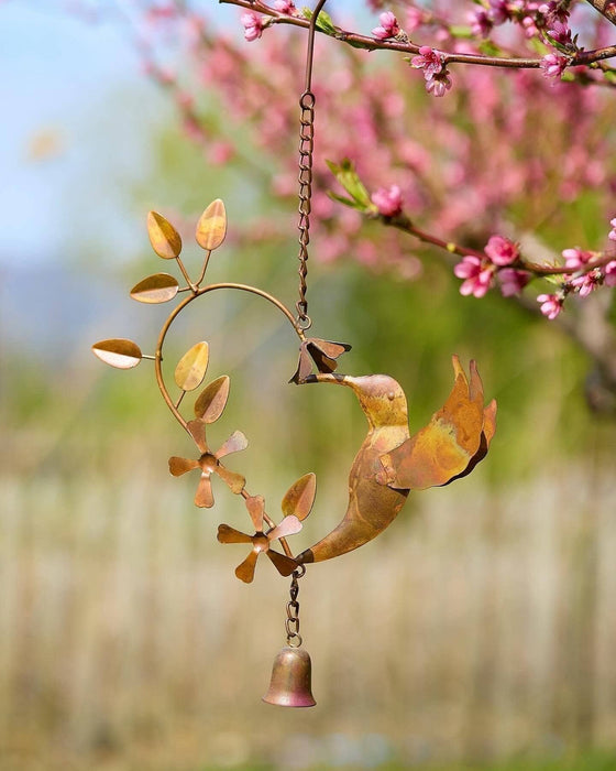 Happy Gardens - Hummingbird Heart Hanging Ornament