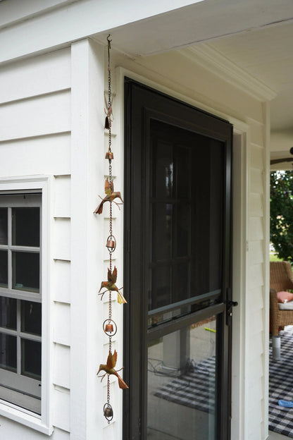 Happy Gardens - Hummingbirds and Bells Hanging Ornament