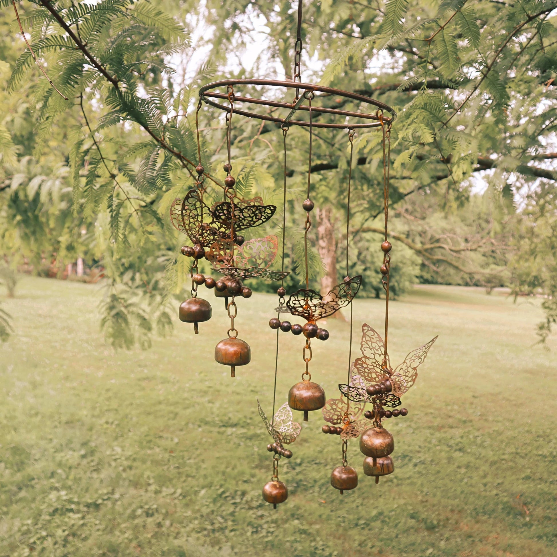 Butterfly Bells Mobile - Happy Gardens