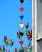 Happy Gardens - Multicolor Heart Rain Chain