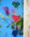 Happy Gardens - Multicolor Heart Rain Chain