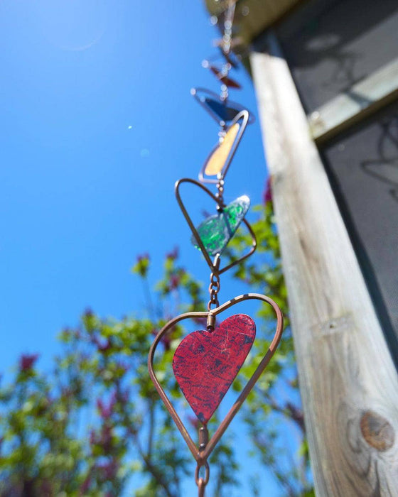 Happy Gardens - Multicolor Heart Rain Chain