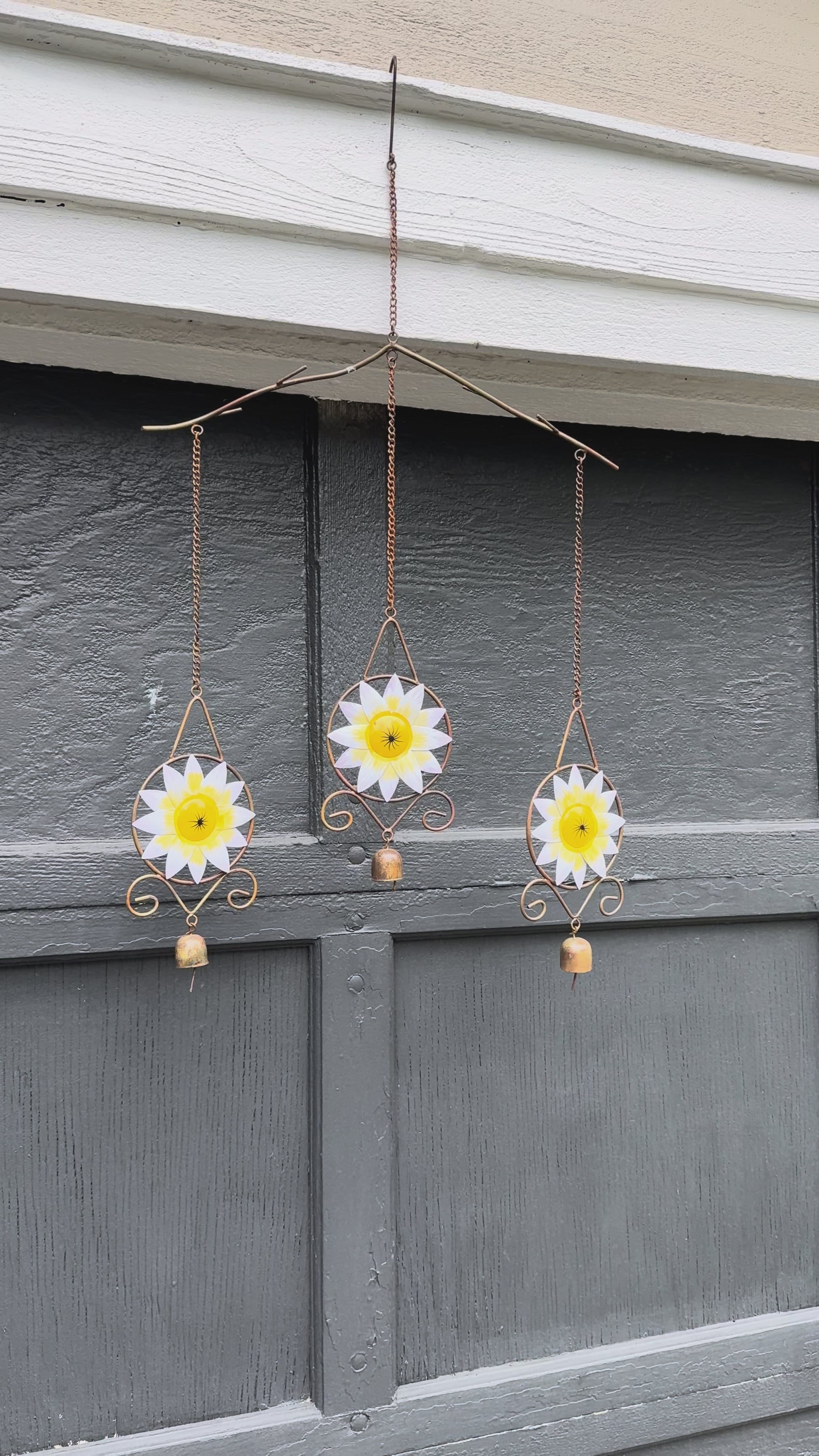 Daisy Hanging Wind Chime - Happy Gardens
