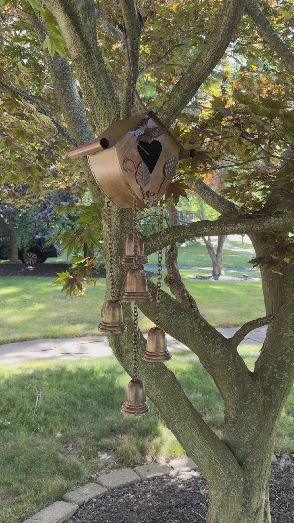 Happy Gardens - Birdhouse Wind Chime