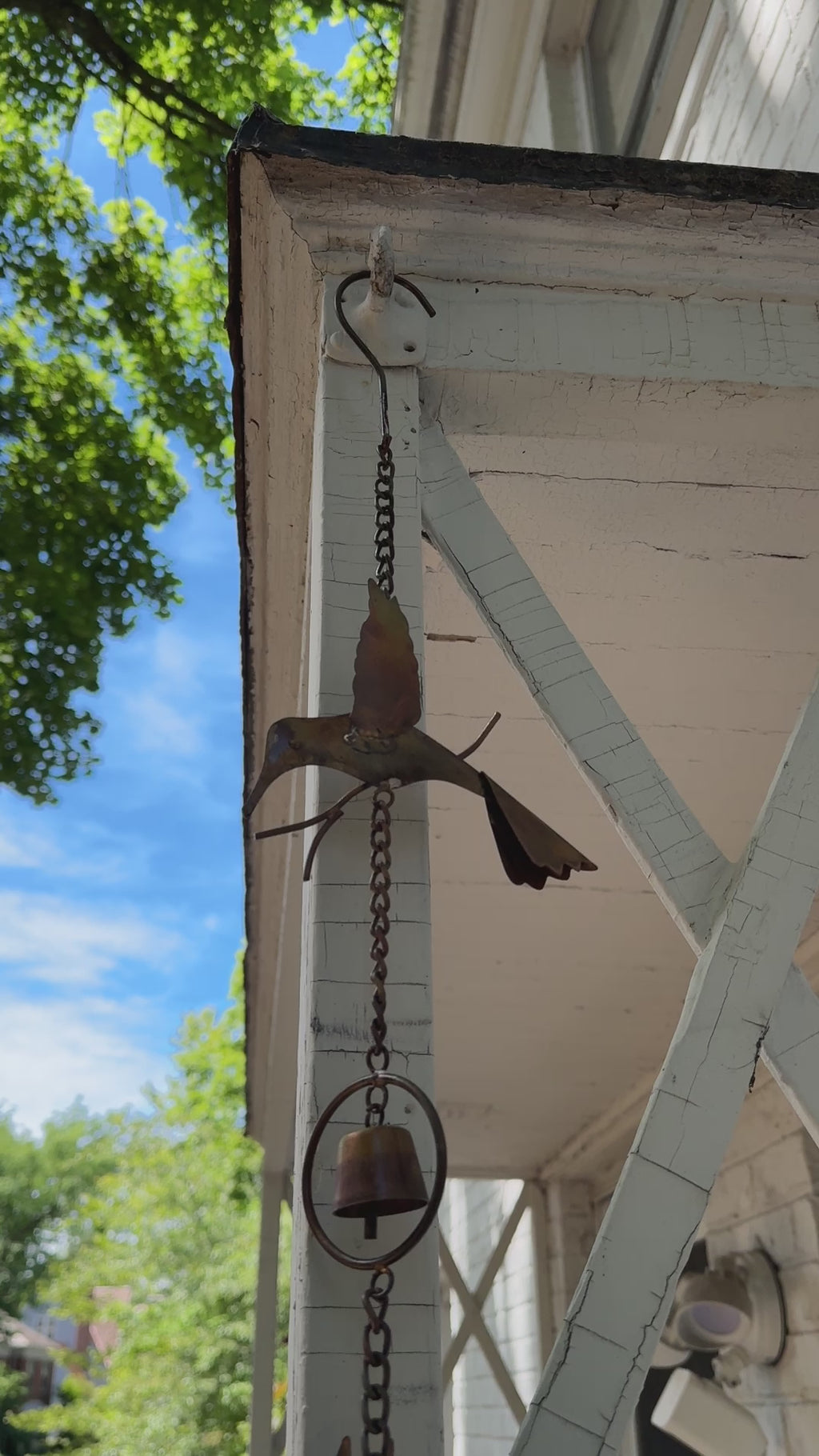 Happy Gardens - Hummingbirds and Bells Hanging Ornament