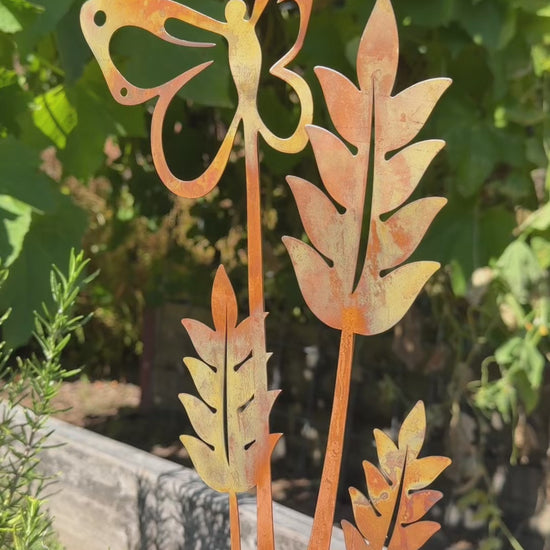 Happy Gardens - Butterfly on Plant Garden Stake