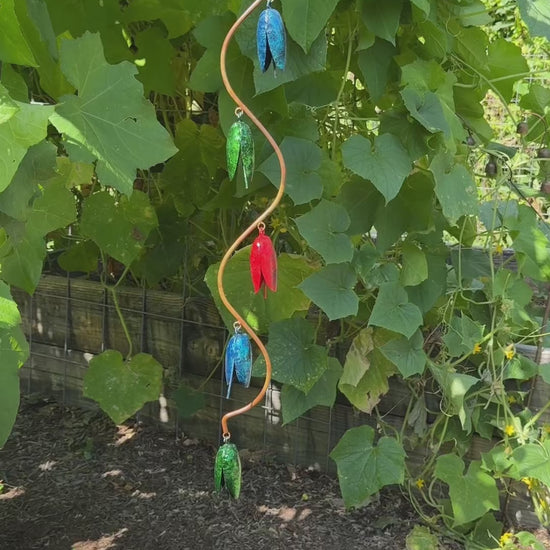 Happy Gardens - Bell Spiral Multicolor Wind Chime