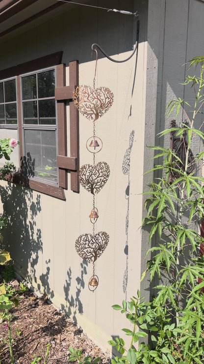 Triple Openwork Hearts Hanging Ornament