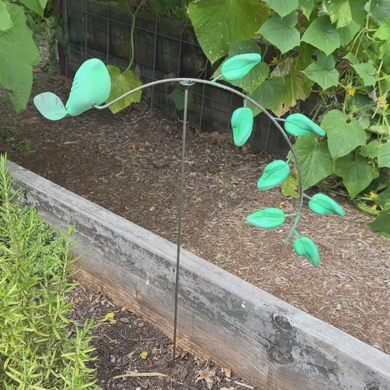 Happy Gardens - Teal Bird Garden Balancer
