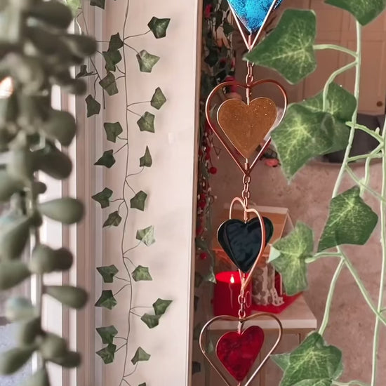 Happy Gardens - Multicolor Hearts Ornament