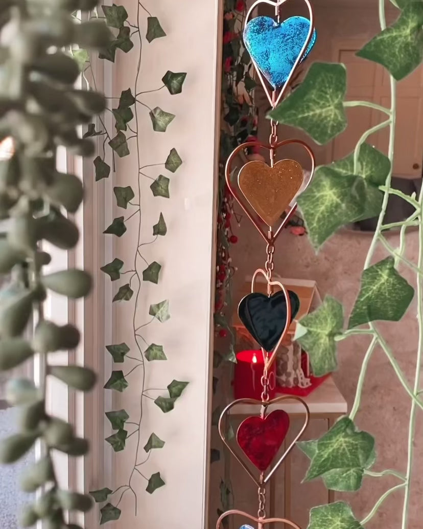 Happy Gardens - Multicolor Hearts Ornament