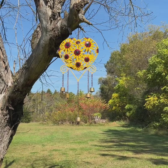 Yellow Daisy Wind Chime - Happy Gardens