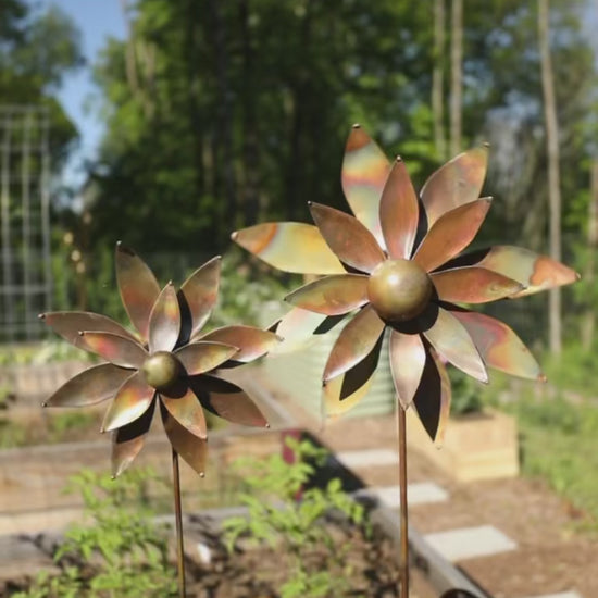 Happy Gardens - Dahlia Flower Wind Spinner