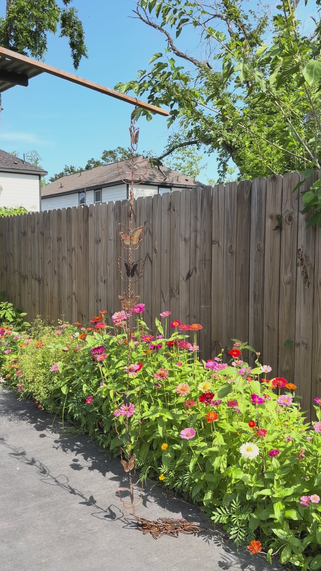 Happy Gardens - Butterfly Rain Chain