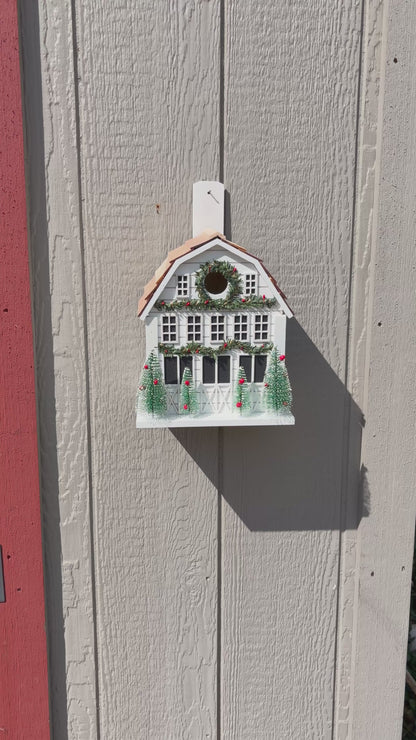 Holiday Birdhouse - Happy Gardens