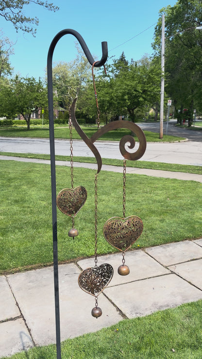 Heart Tree of Life Scroll Wind Chime - Happy Gardens