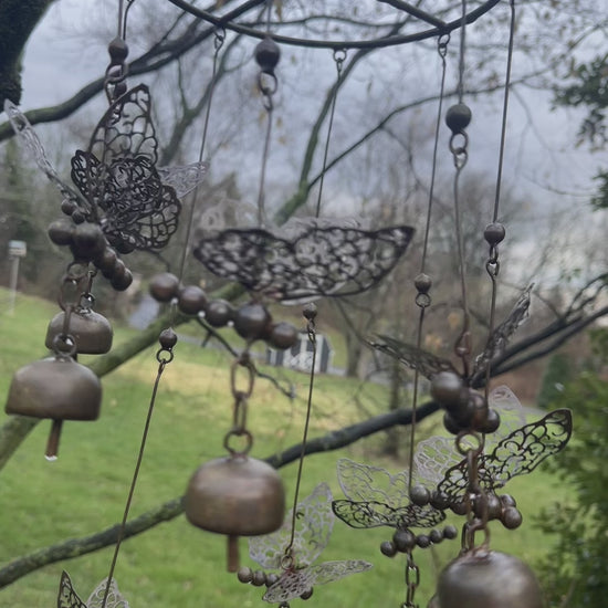 Butterfly Bells Mobile - Happy Gardens