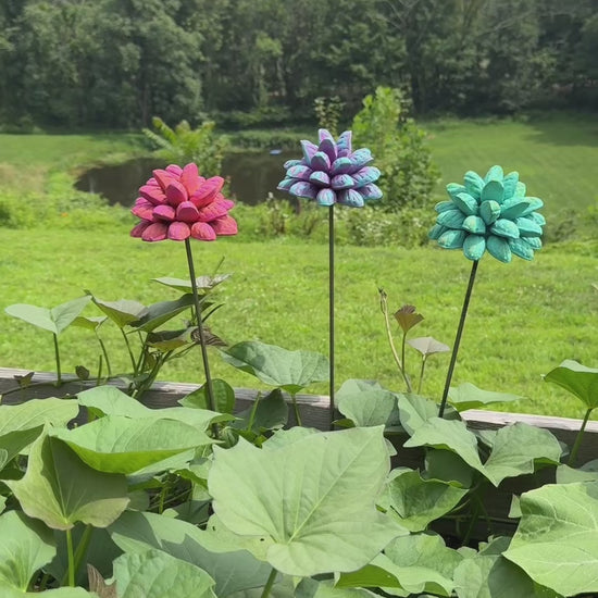Happy Gardens - Terra Cotta Flower Stakes
