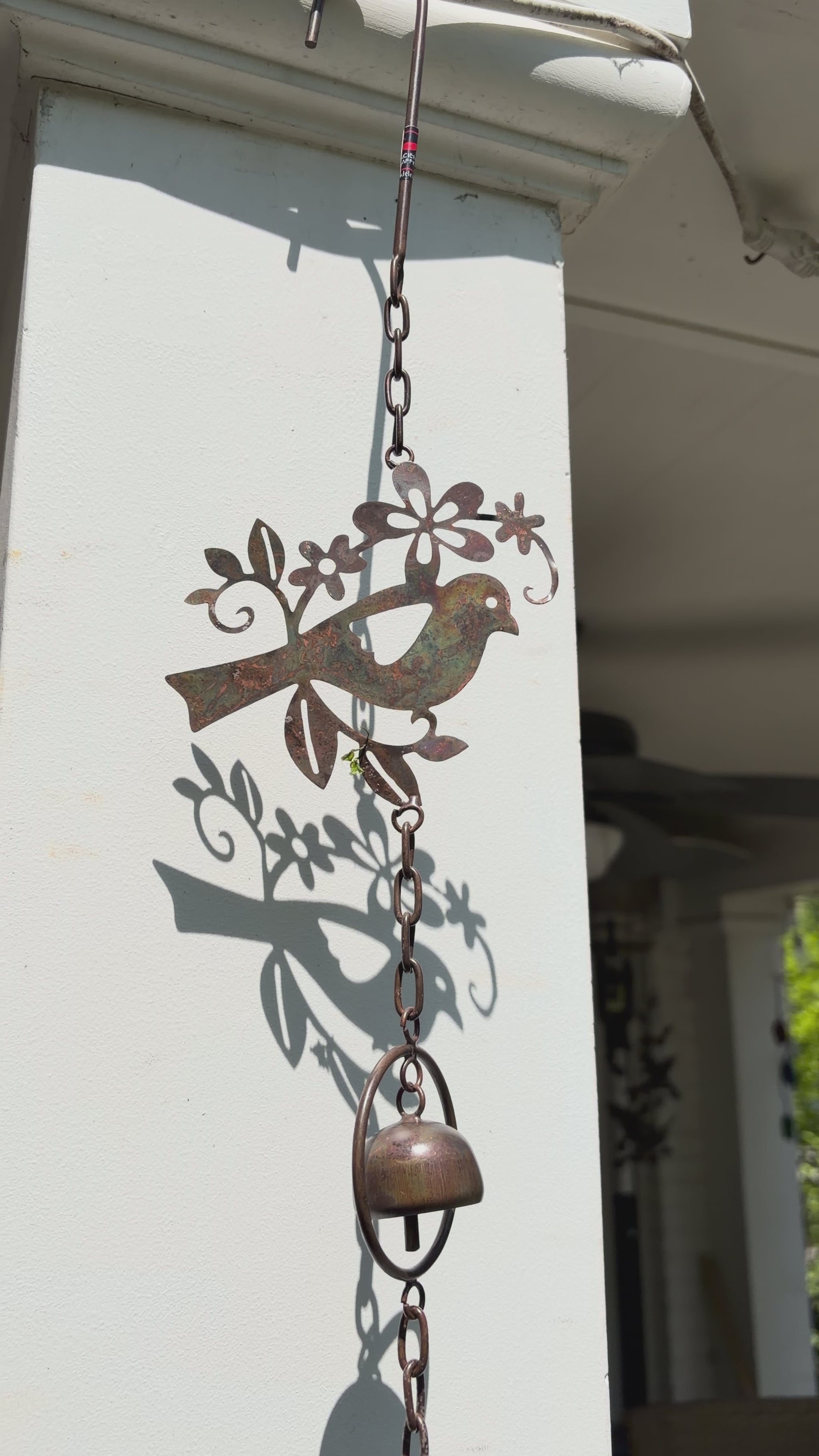 Triple Birds Flamed Hanging Ornament - Happy Gardens