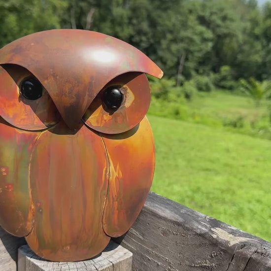 Happy Gardens - Solid Owl Wall Hanging