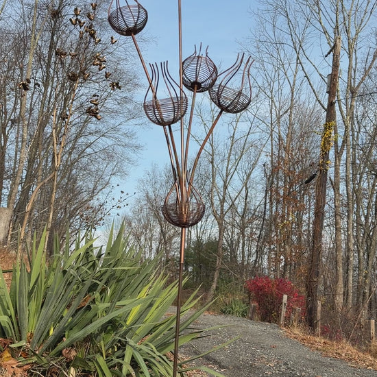 Wire Nest Garden Stake - Happy Gardens