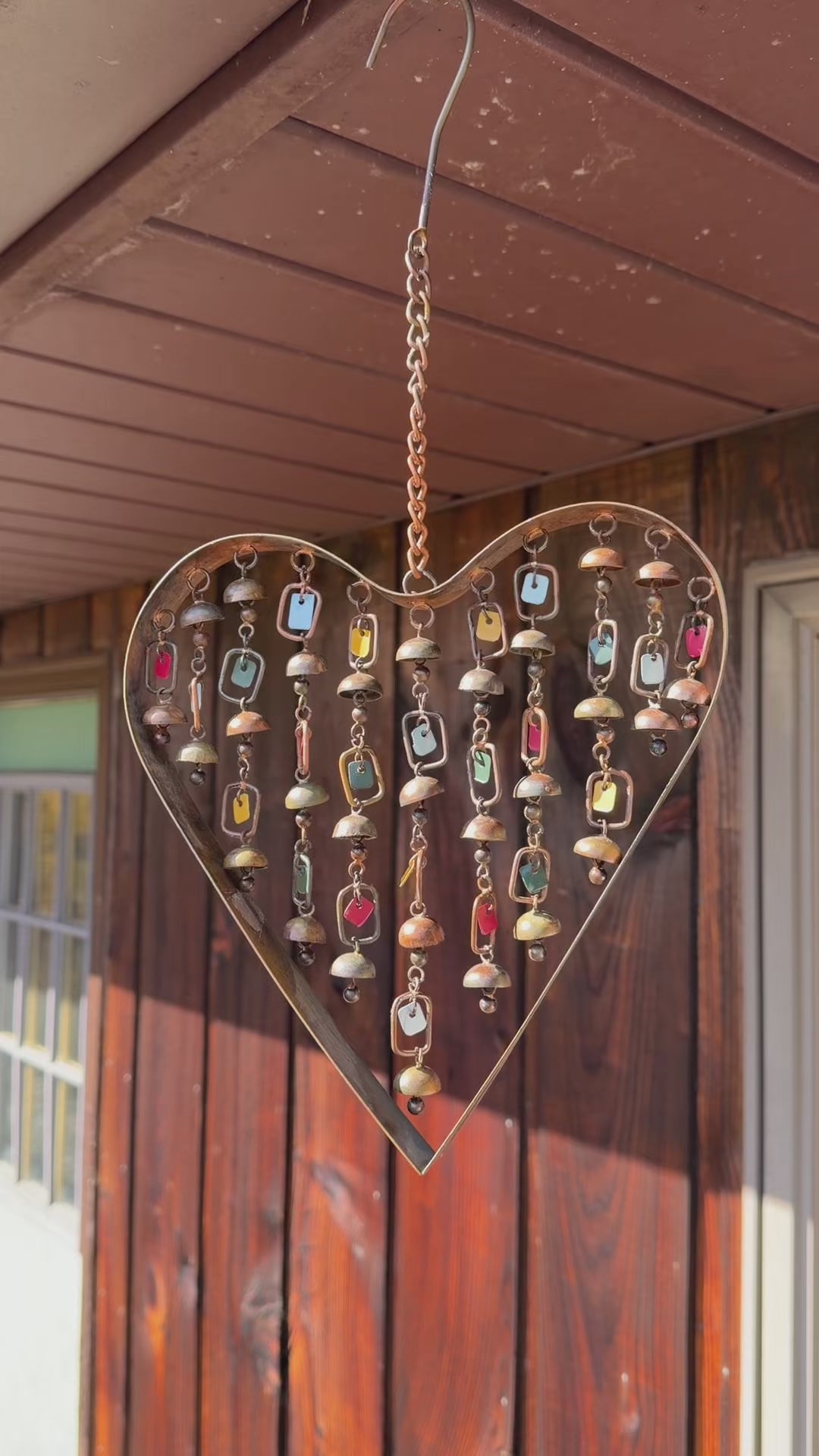 Happy Gardens - Heart with Dangles Ornament and Wind Chime