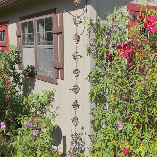 Happy Gardens - Bee Spiral Rain Chain