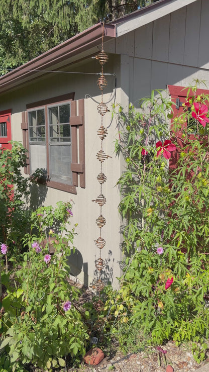 Happy Gardens - Bee Spiral Rain Chain