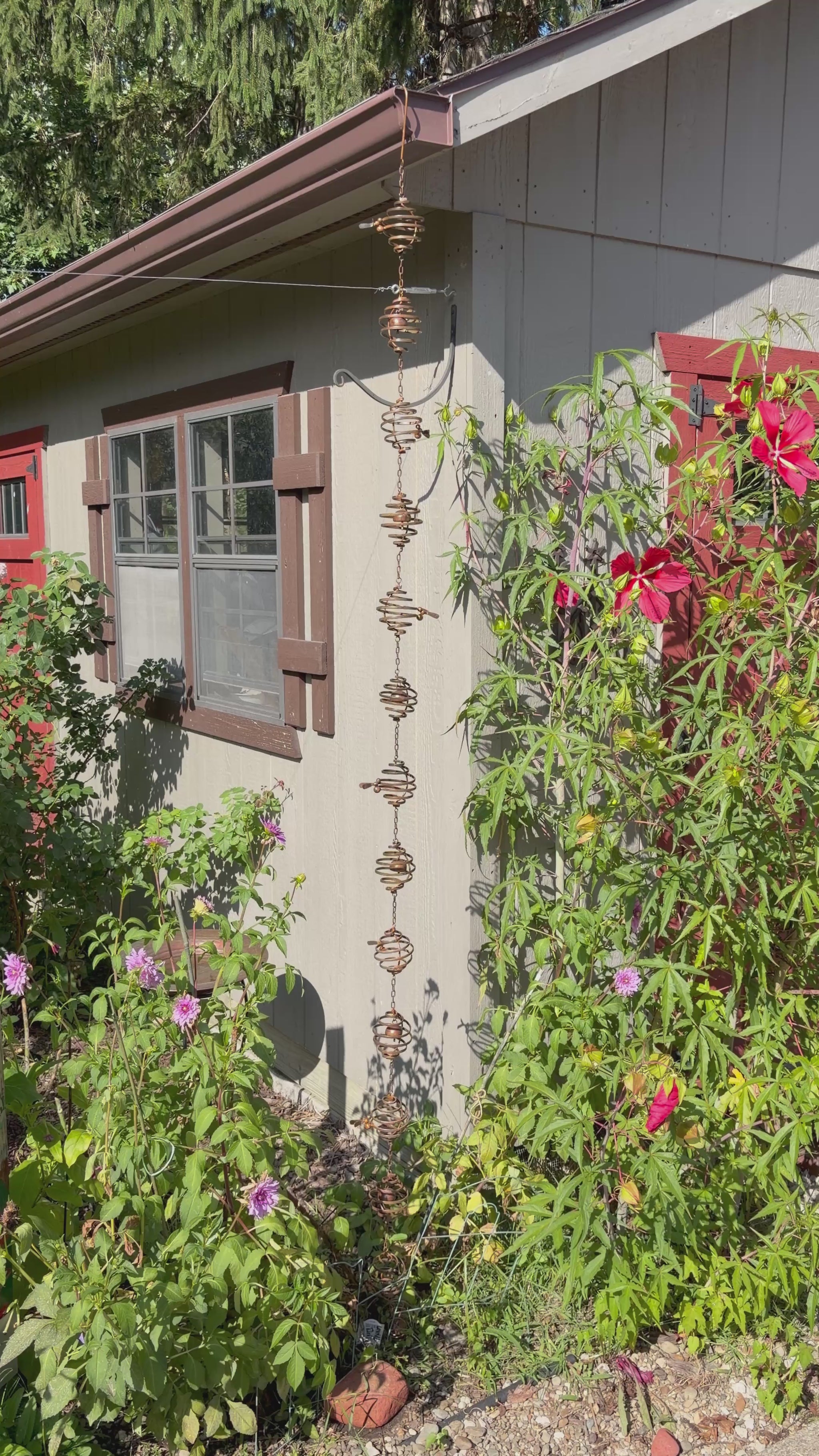 Happy Gardens - Bee Spiral Rain Chain