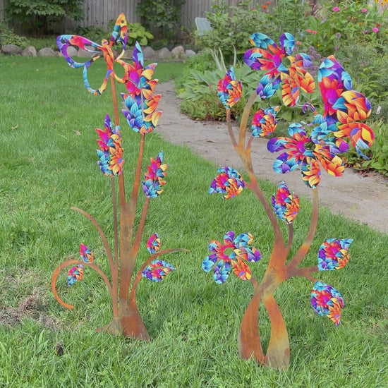 Daisy Floral Garden Stake  Happy Gardens