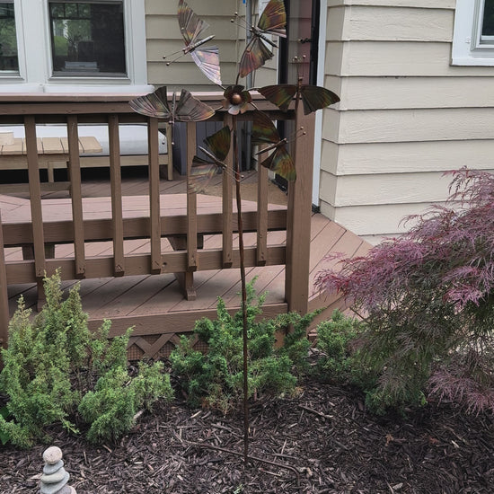 Happy Gardens - Butterflies Wind Spinner